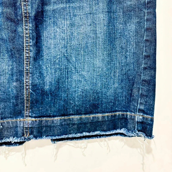 JACOB CONNEXION Dark blue  denim skirt - Picture 4 of 7